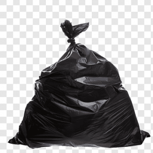 Rubbish Bag Black small